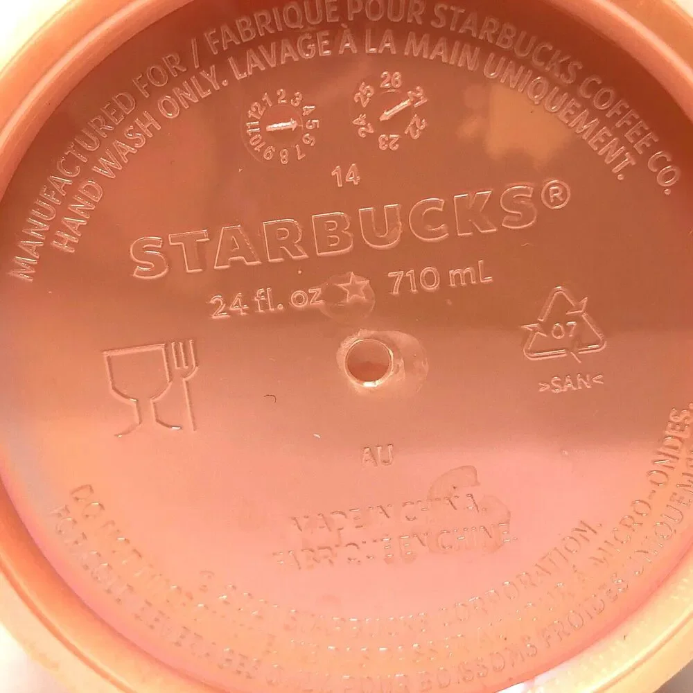 Starbucks Pink Pearl Bling Studded Venti Tumbler Collectible Gift 24oz NWOT